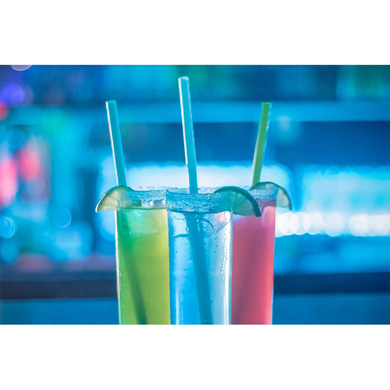 Horizontal Photography Mural Wallpaper Eco-friendly Wall Covering for Bar