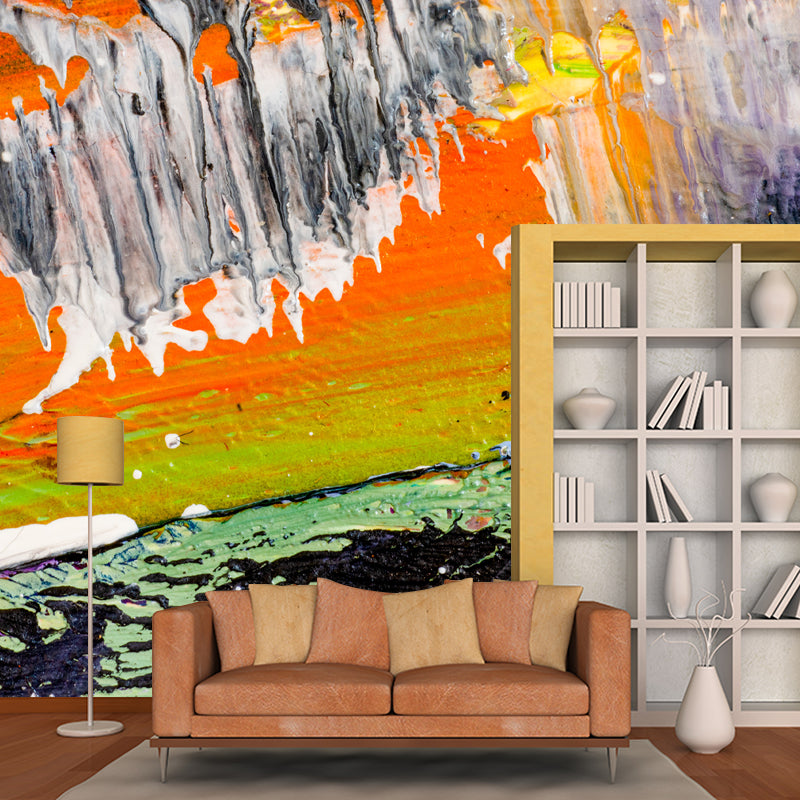 Minimalist Style Mural Wallpaper for Sitting Room Abstract Wall Art, Full Size