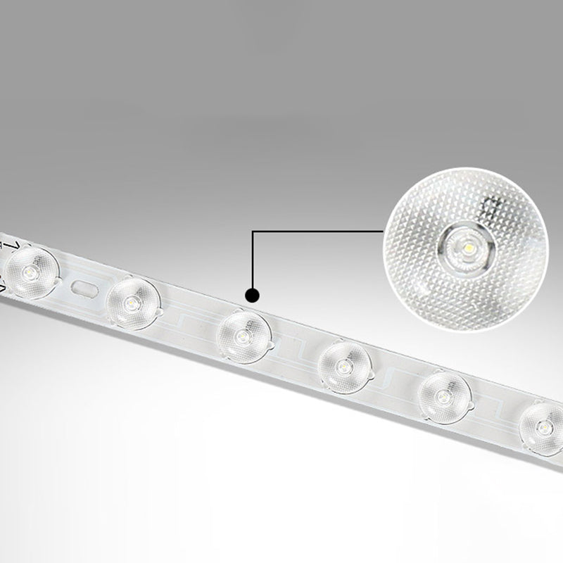 Lámpara de techo blanca, accesorio de techo moderno con 1 luz empotrada para sala de estar