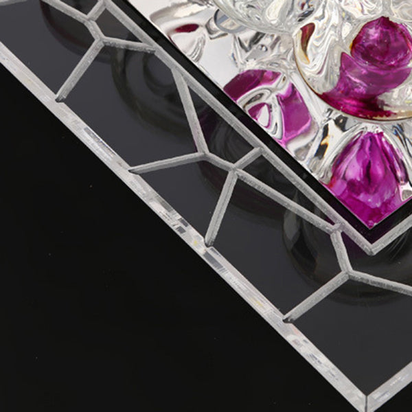 Modern Style LED Crystal Ceiling Light Mini Hallway Corridors Ceiling Light with Hole 2-4.3'' Dia