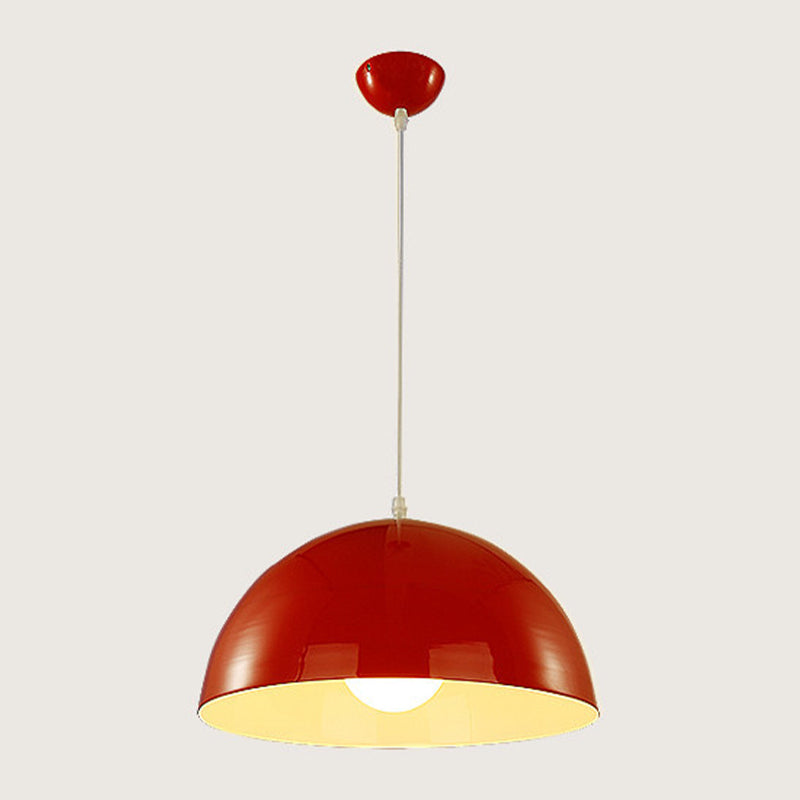 Modern Style Macaron Pendant Light 1 Light Hanging Lamp Fixture for Living Room