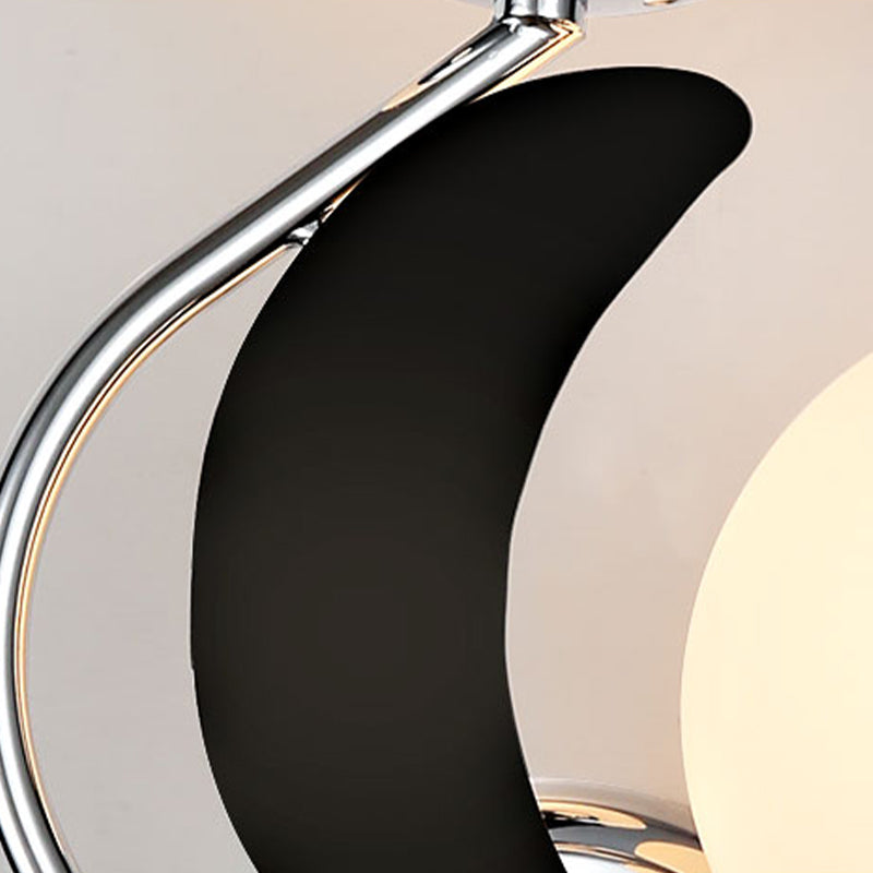 Luminaires d'éclairage Globe Sconce MODERNE LIGHT SIGHT SIGHT LAME MURD AVEC LA COMMANDE D'HERBE BLANC