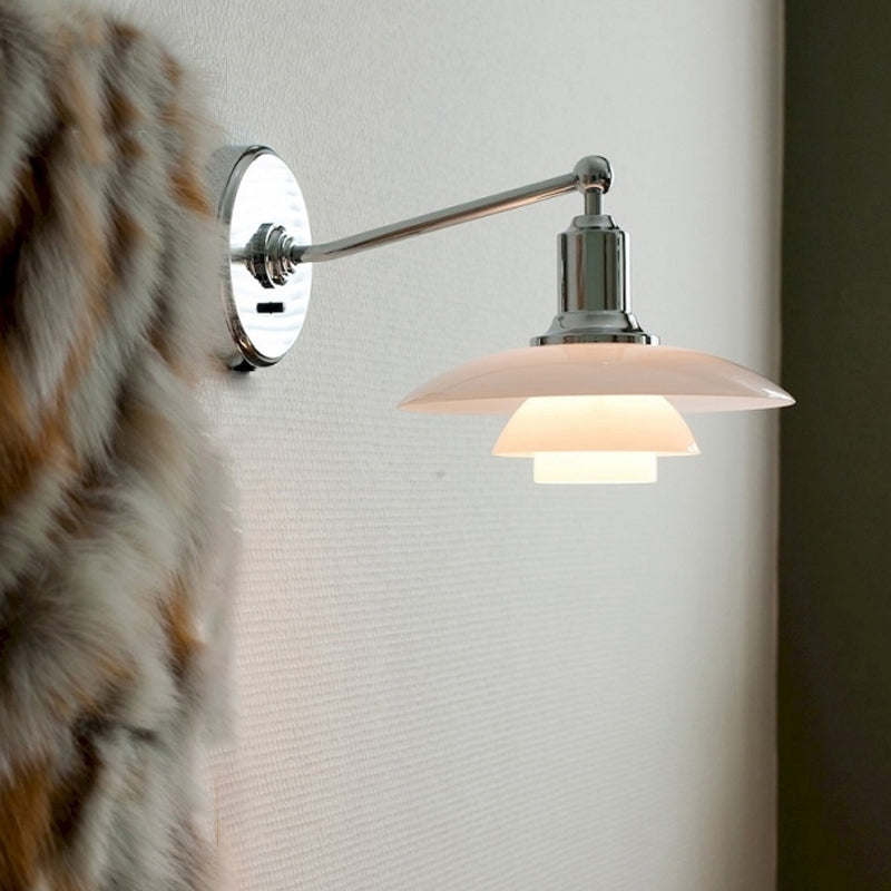 Moderno led in metallo a filo montare le luci di applique a parete a 1 luce con tonalità di erba