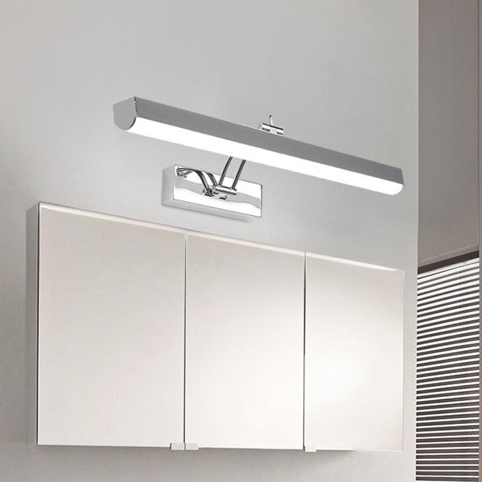 Elongated Metal Wall Sconce Lighting Simplicity Style LED Black Wall Lighting Fixture