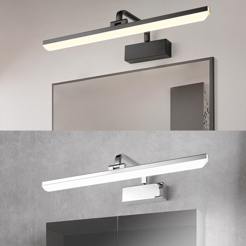 Metal Wall Mounted Light Fixture LED Vanity Wall Sconce with Curved Arm