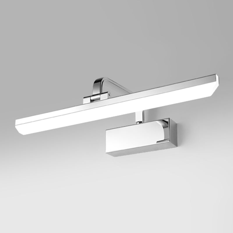 Metal Wall Mounted Light Fixture LED Vanity Wall Sconce with Curved Arm