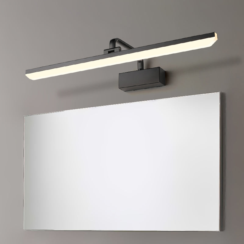 Metal Wall Mounted Light Fixture LED Vanity Wall Sconce with Curved Arm