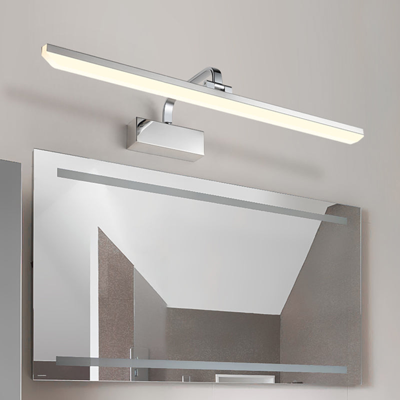 Metal Wall Mounted Light Fixture LED Vanity Wall Sconce with Curved Arm