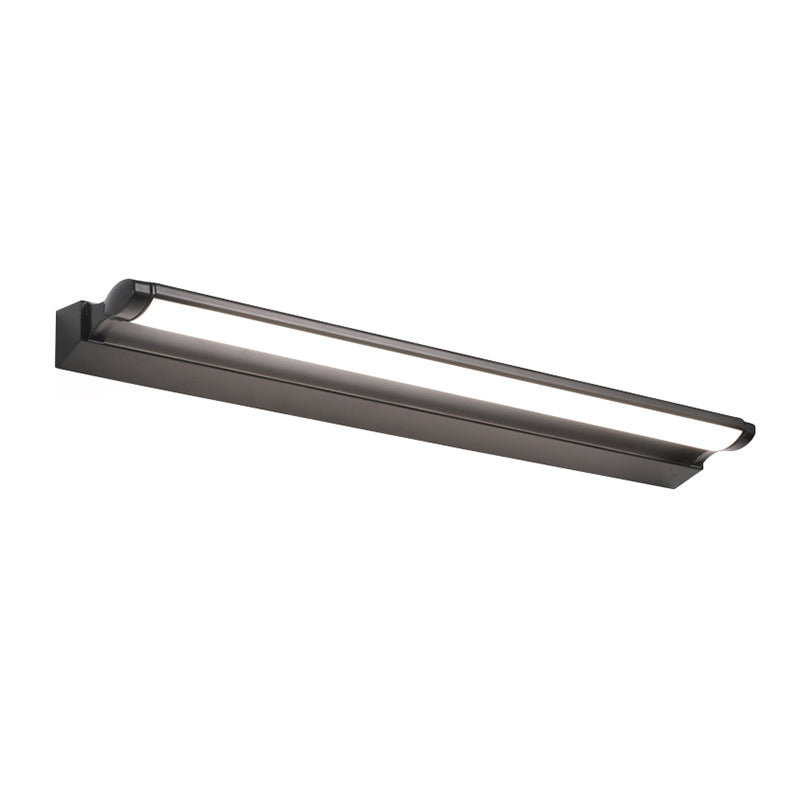 Schwarze Waschtischwandleuchten moderner Spiegel vordere LED -Eitelkeitslichter LED LED -Leuchten