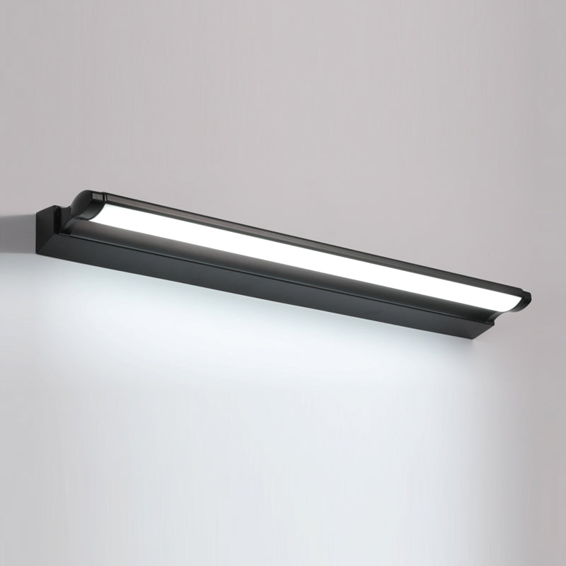 Schwarze Waschtischwandleuchten moderner Spiegel vordere LED -Eitelkeitslichter LED LED -Leuchten