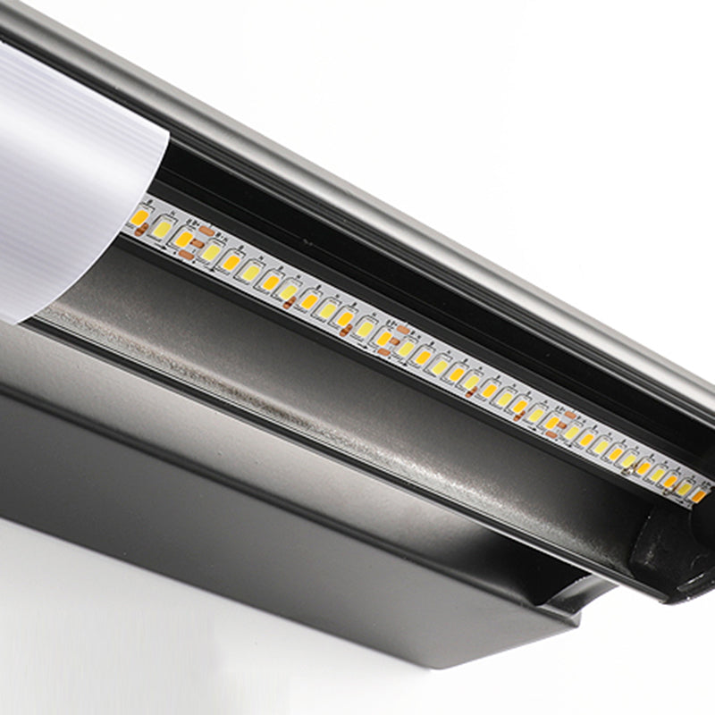 Schwarze Waschtischwandleuchten moderner Spiegel vordere LED -Eitelkeitslichter LED LED -Leuchten