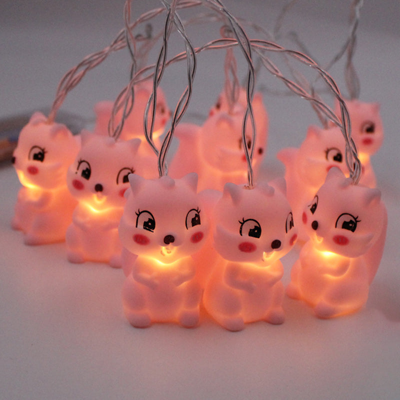 Animal LED String Lamp Cartoon Plastic Indoor Birthday Party Festive Light