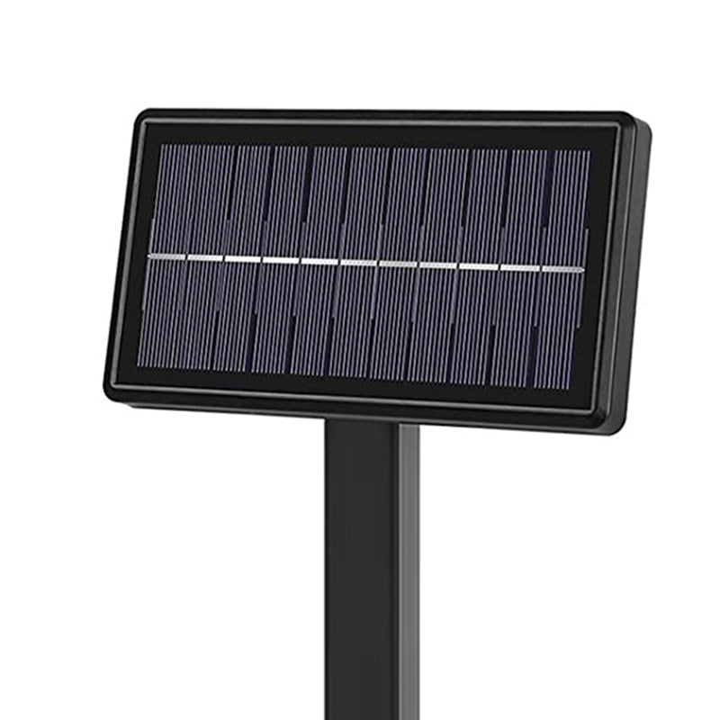 Black G40 Bulb Solar String Light Art Decor Plastic LED Festive Lighting for Courtyard