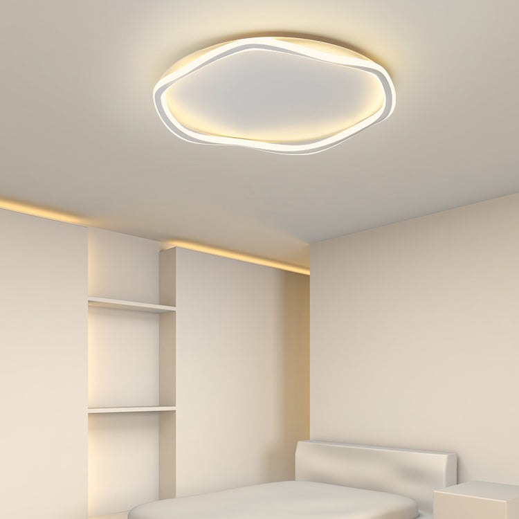 Plafonnier encastré contemporain Luminaire de plafond encastré géométrique