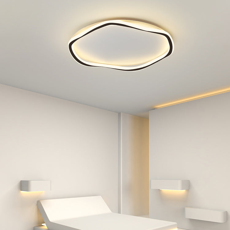 Plafonnier encastré contemporain Luminaire de plafond encastré géométrique