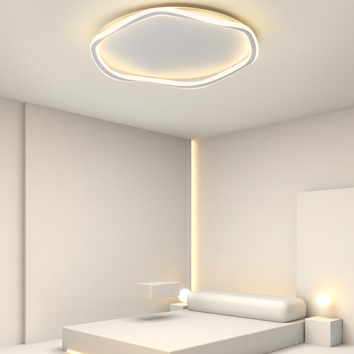Plafonnier encastré contemporain Luminaire de plafond encastré géométrique