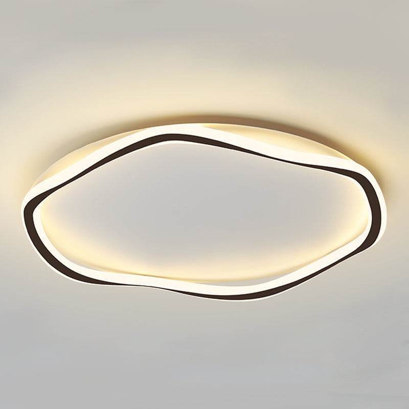 Plafonnier encastré contemporain Luminaire de plafond encastré géométrique