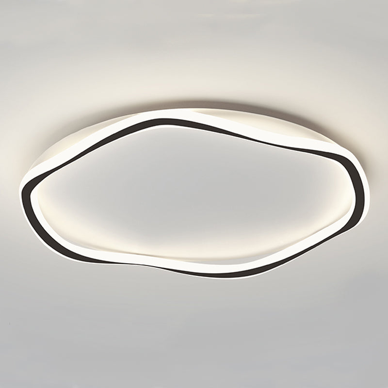 Plafonnier encastré contemporain Luminaire de plafond encastré géométrique