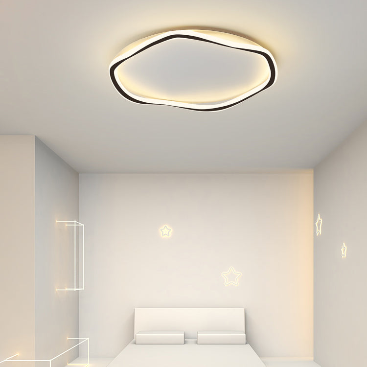 Plafonnier encastré contemporain Luminaire de plafond encastré géométrique
