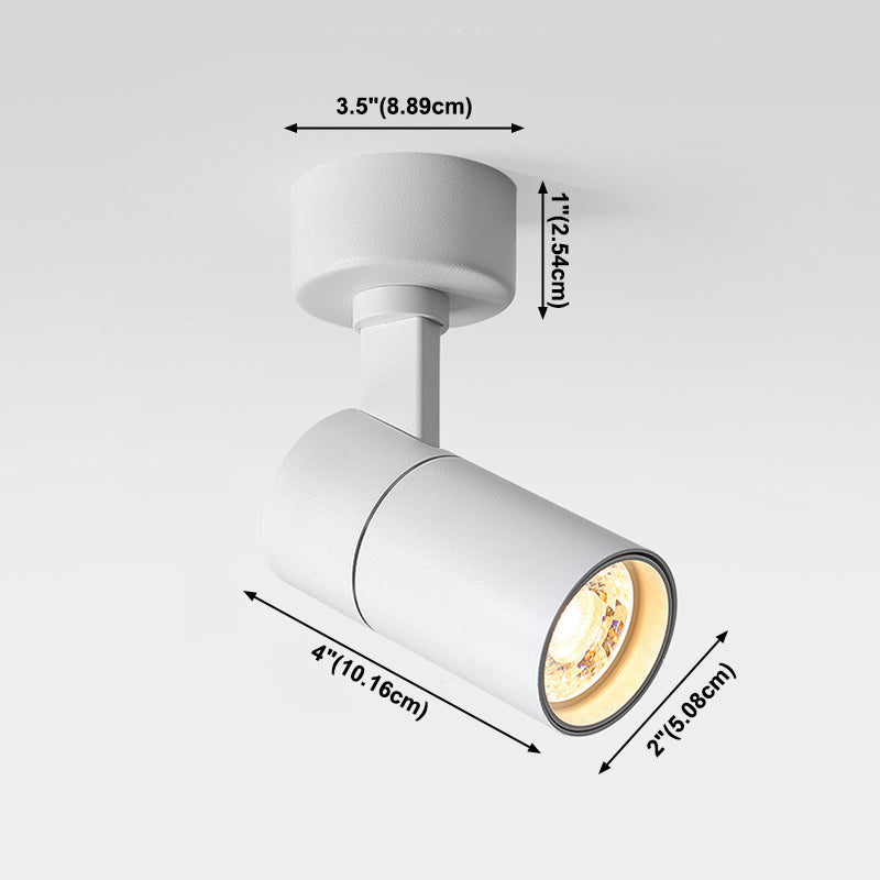 Cilindrische plafondlamp Inbouwlamp Moderne halfverzonken plafondlamp met metalen kap