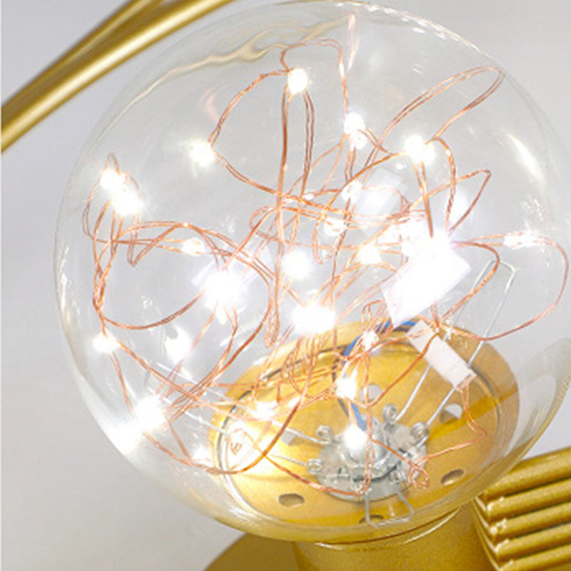 Plafonnier encastré à abat-jour rond multi-lumières de style moderne