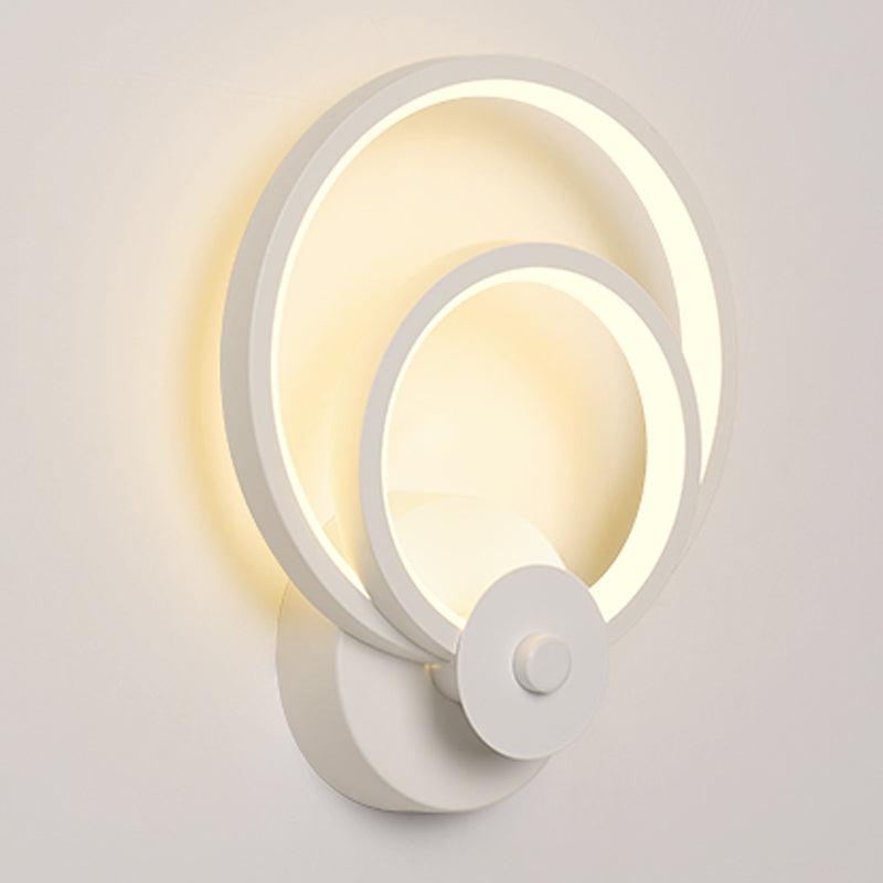 Luminaire mural géométrique Malle de salle de bain moderne Appiculture de mur de salle de bain avec teinte acrylique