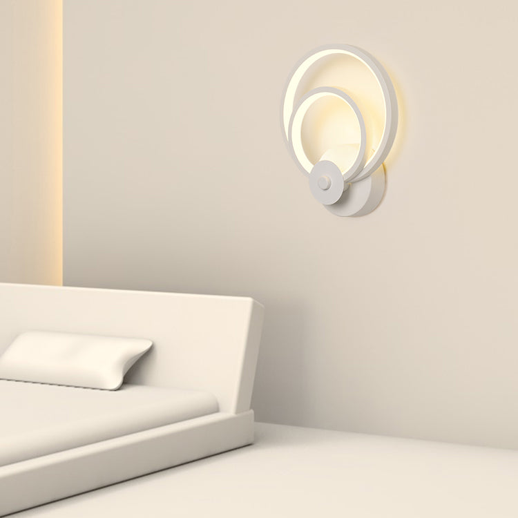 Luminaire mural géométrique Malle de salle de bain moderne Appiculture de mur de salle de bain avec teinte acrylique