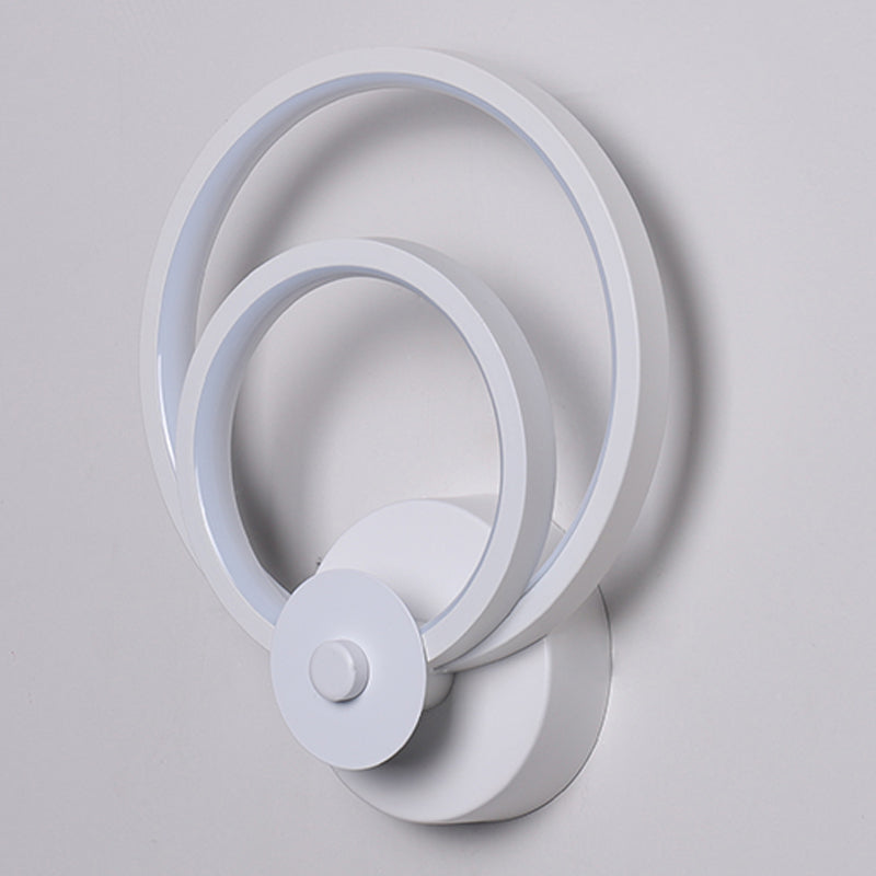 Luminaire mural géométrique Malle de salle de bain moderne Appiculture de mur de salle de bain avec teinte acrylique