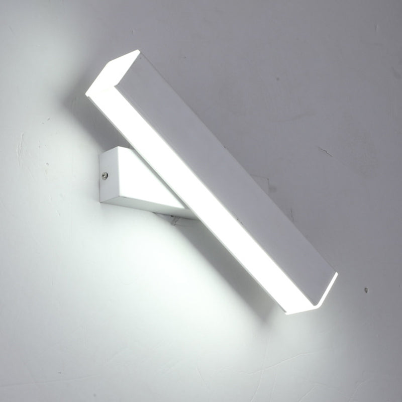 Modern Style Linee Shade Wall Sconce Metal 1 Prononi leggeri Dimming Reading Rotary