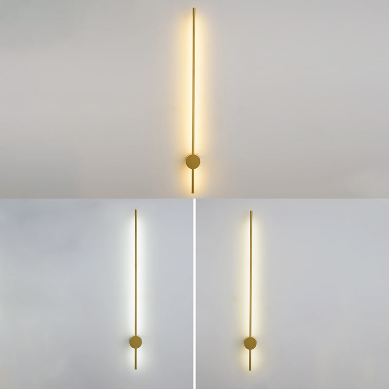 Minimalistische strip Shady Wall SCONCE Moderne stijl metalen wandverlichting voor woonkamer