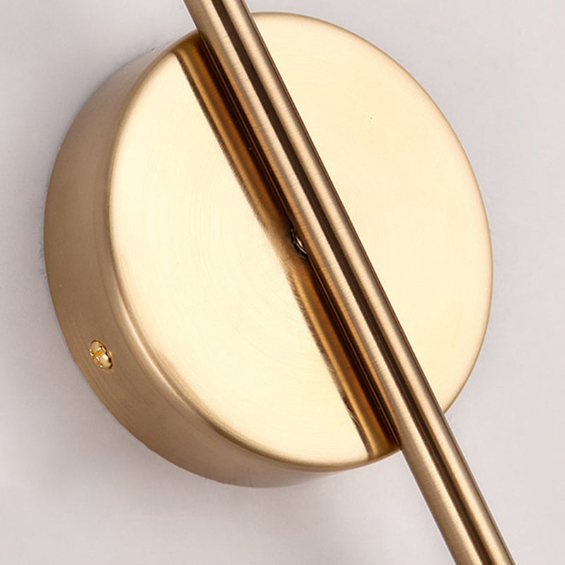 1-Licht-Globus-Wandlampenleuchten moderne Wandmontageleuchte mit weißem Glasschatten