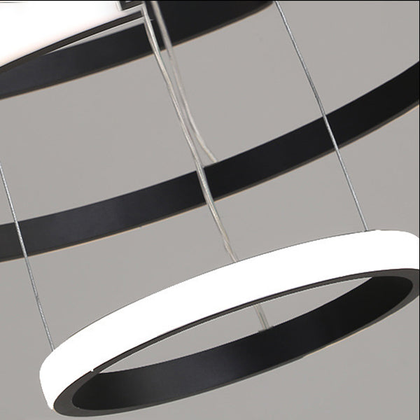 Apparecchi di illuminazione a sospensione in metallo multi -luci suona lampada lampadario in stile moderno