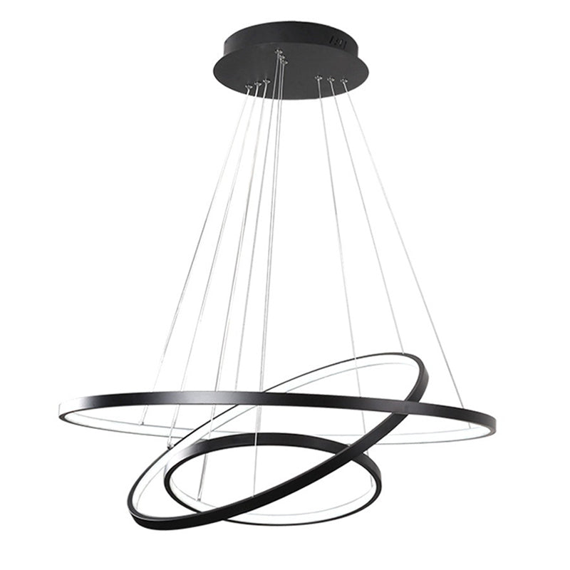 Apparecchi di illuminazione a sospensione in metallo multi -luci suona lampada lampadario in stile moderno