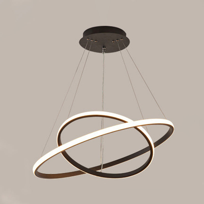 Apparecchi di illuminazione a sospensione in metallo multi -luci suona lampada lampadario in stile moderno