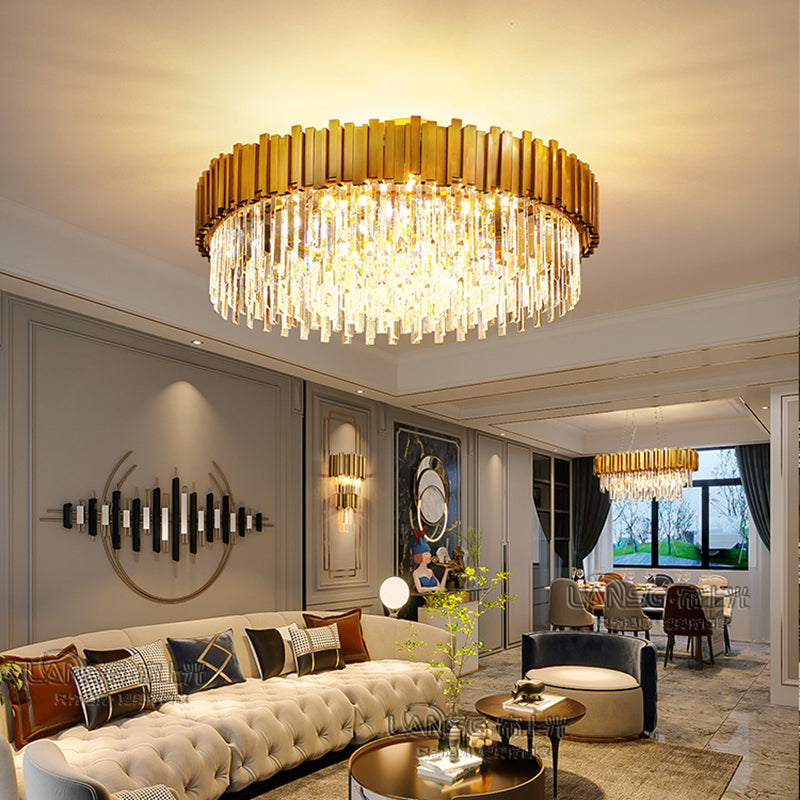 Modern Simple Light Luxury Style Led Hangende kroonluchter Licht voor slaapkamer in de woonkamer