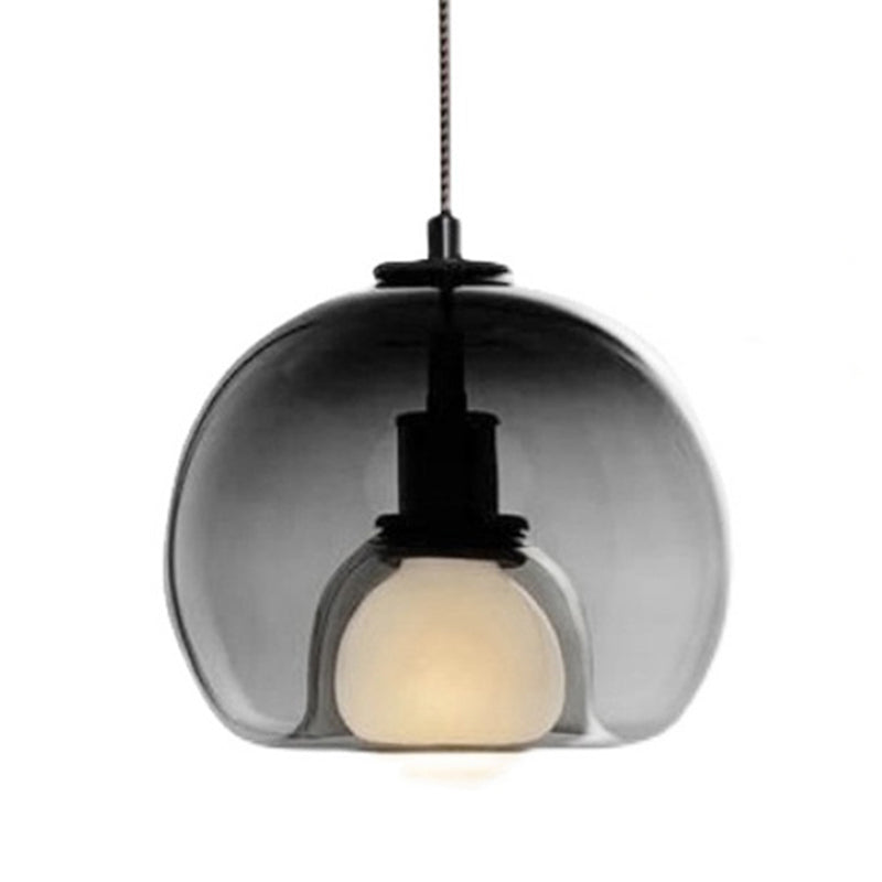 Minimalistischer Innenheizanhänger, klares Glas 1-Licht-Anhängerbeleuchtung für Innenräume