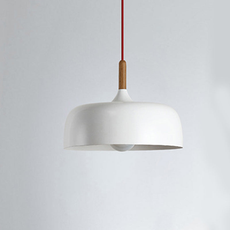 Nordic Simple Macaroon Style Lip Shape Pendant Iron 1 Light in warm for Bedroom Restaurant Cafe
