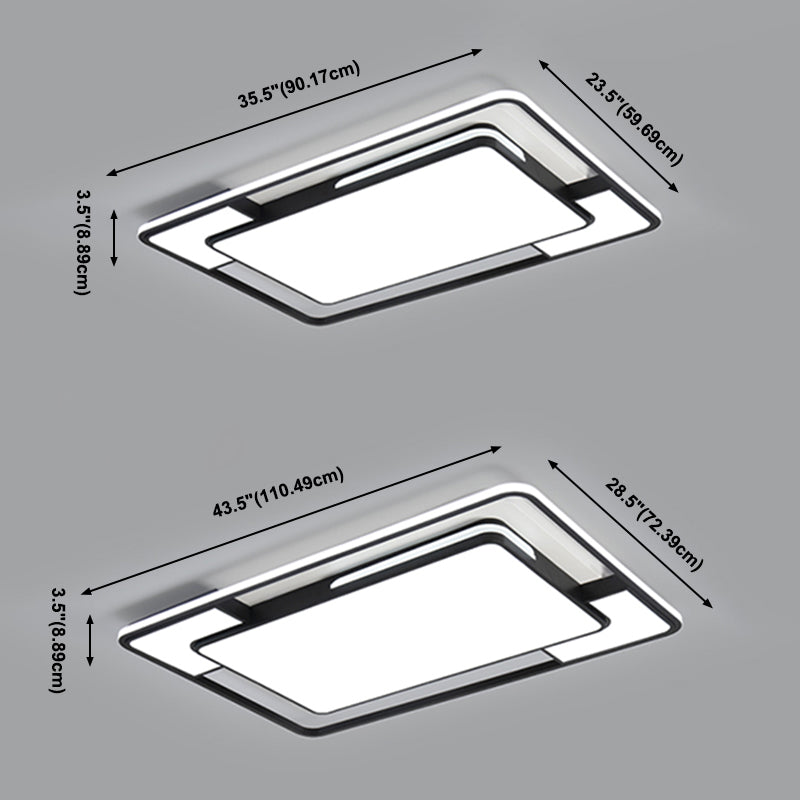 LED-inbouw plafondarmatuur modernistisch inbouwlicht voor woonkamer eetkamer