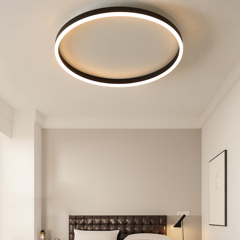 Luminaire encastré rond à LED simplicité plafonnier encastré pour salon