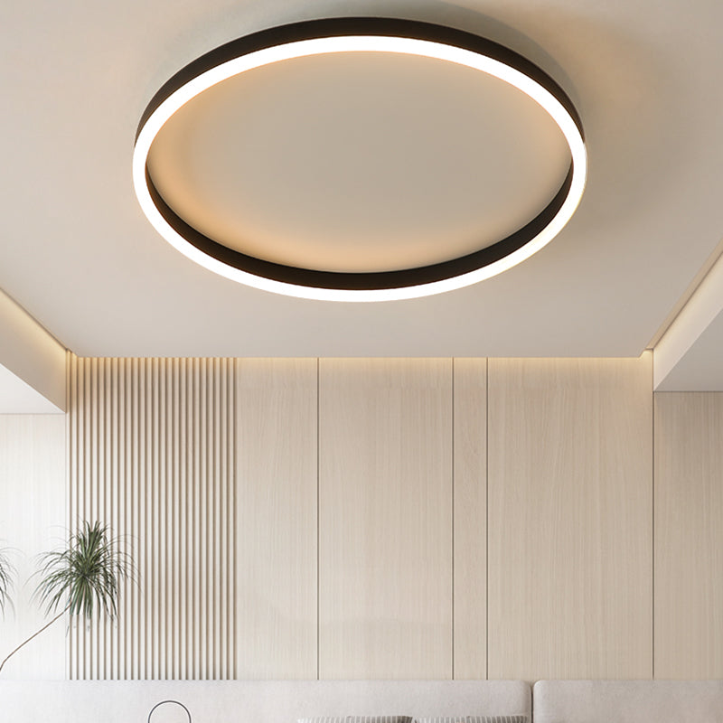 Luminaire encastré rond à LED simplicité plafonnier encastré pour salon