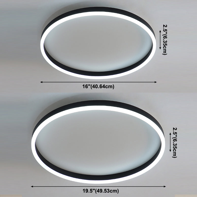 Luminaire encastré rond à LED simplicité plafonnier encastré pour salon