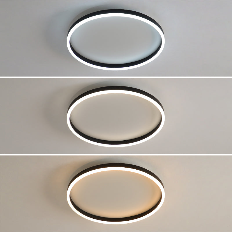 Luminaire encastré rond à LED simplicité plafonnier encastré pour salon