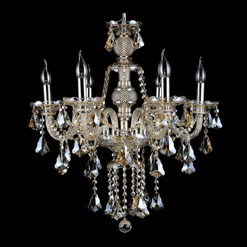 Crystal Strand Chandelier Éclairage