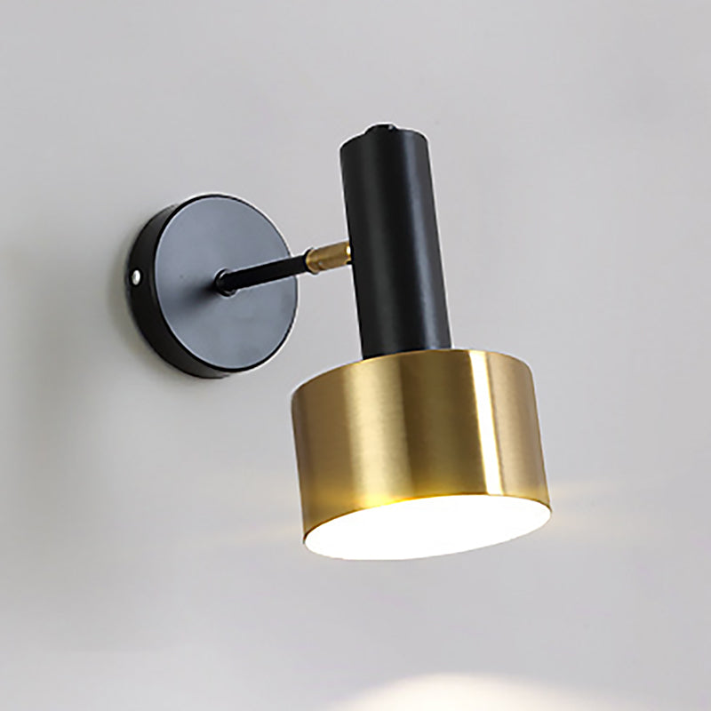 Mur cylindrique postmoderne Light Golden Frame Mur Mury Light pour le salon CHAMBRE