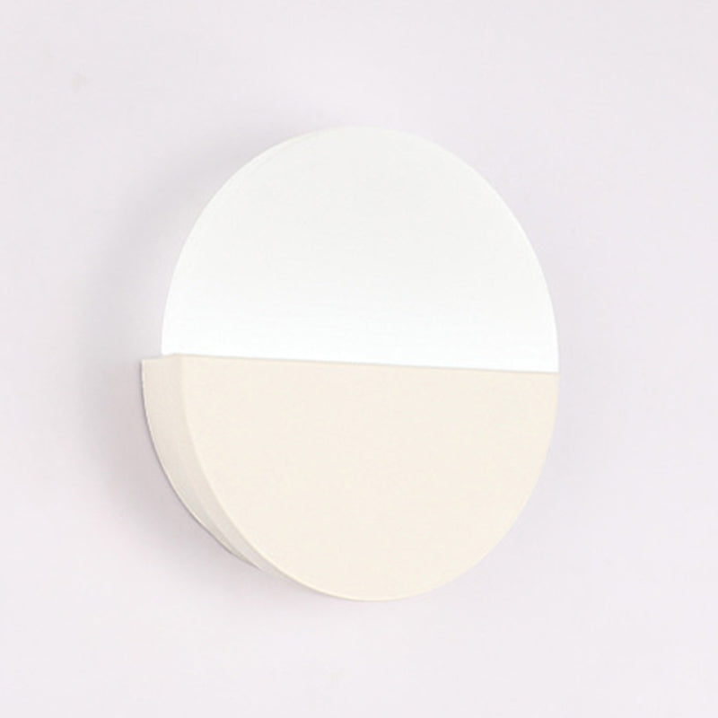 Luz de pared de forma del anillo Luz de montaje de pared de sombra acrílica moderna para el pasillo