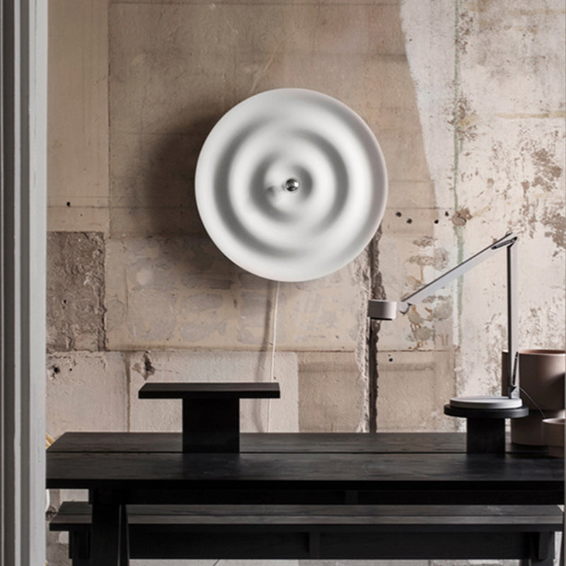 Simplicity Contemporary Wall Sconce Light with Metal Shade for Bedroom