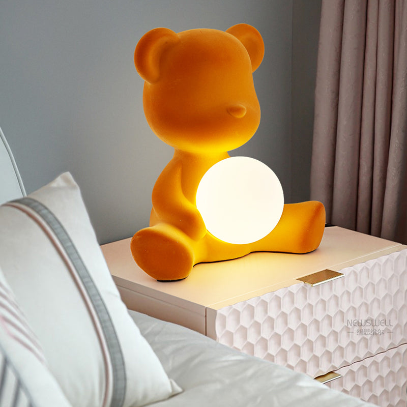 Modern Gold Table Lamp Fixture with Glass Shade for Living Room Bedroom