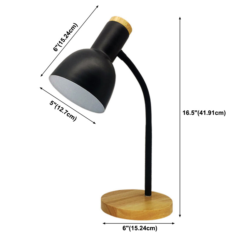 Lampes de table de nuit macaroon Bell 1-Light LAXS DE LA LIGNE AVEC DE L'OBEIE MÉTALES POUR CHAMBRE