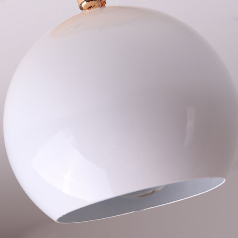 Black/gris nórdico/blanco/rosa/órbita verde Semi Flush Flush Ajustable 1 Luz de techo de metal claro lámpara de montaje