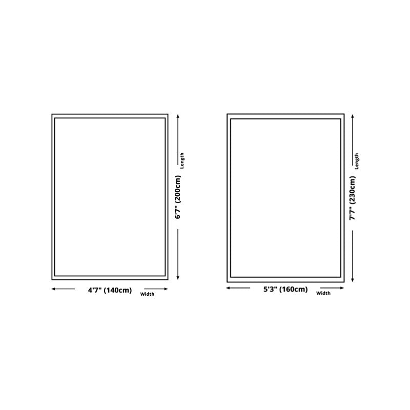 Artistic Orange Tone Carpet Modern Area Rug Polyester Stain Resistant Washable Rug for Living Room